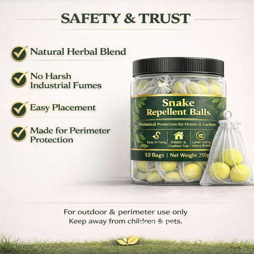 Snake Repellent Balls - Advanced Herbal Shield Protection pack of 2
