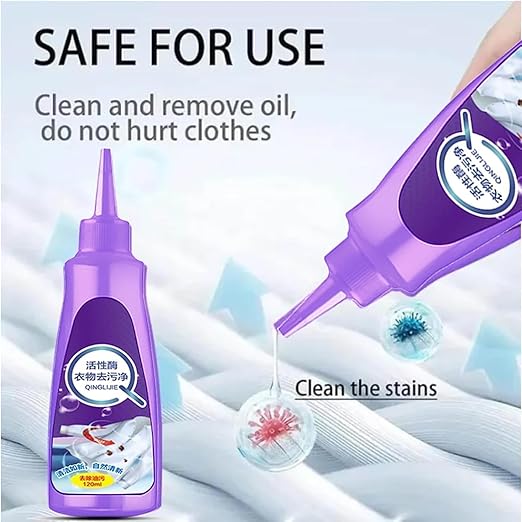✨ 120 ML Fabric Clothes Stain Remover – Instant Powerful Cleaning