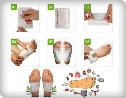 Premium Body Detox Foot Patches – Pack of 20 🎁 BUY 1 GET 1 FREE 🔥